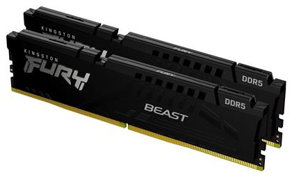 Kingston Fury Beast 16GB DDR5 με 2 Modules (2x8GB) από το e-shop