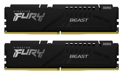 Kingston Fury Beast 64GB DDR5 με 2 Modules (2x32GB) από το e-shop