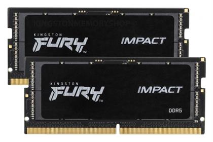 Kingston Fury Impact 64GB DDR5 με 2 Modules (2x32GB) από το e-shop