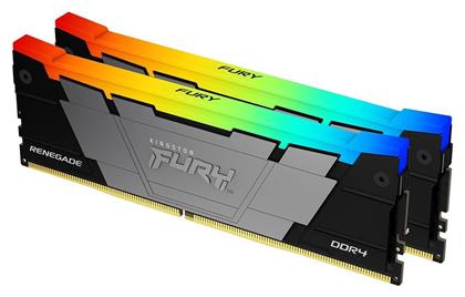 Kingston Fury Renegade Rgb 16GB DDR4 με 2 Modules (2x8GB) από το e-shop