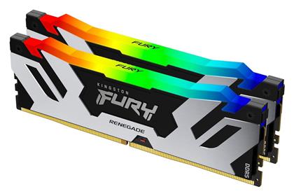 Kingston Fury Renegade RGB 32GB DDR5 με 2 Modules 2x16GB