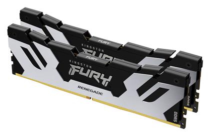 Kingston Fury Renegade Silver 32GB DDR5 RAM με 2 Modules (2x16GB) και Ταχύτητα 6400 για Desktop από το e-shop