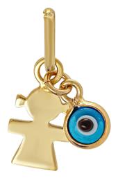 Kiriakos Gofas Μενταγιόν Παιδικό Κολιέ Οικογένεια από Χρυσό με Αλυσίδα 14K KL3289