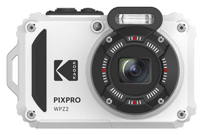 Kodak WPZ2 Compact Φωτογραφική Μηχανή 16MP Οπτικού Ζουμ 4x με Οθόνη 2.7'' και Ανάλυση Video Full HD (1080p) Λευκή