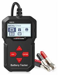 Konnwei KW210 Ψηφιακό Battery Tester με Κροκοδειλάκια 12V 220AH από το Public