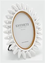 Κορνίζα Πολυρητίνης 10x15cm με Λευκό Πλαίσιο 2τμχ