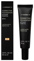 Korres Activated Charcoal Corrective Mousse Make Up SPF15 ACF2 30ml