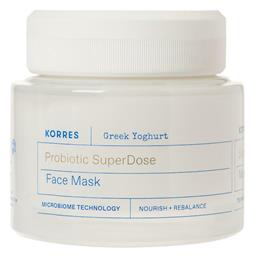 Korres Greek Yoghurt Probiotic Superdose Μάσκα Προσώπου για Ενυδάτωση 100ml