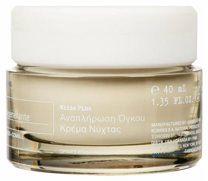 Korres White Pine Αντιγηραντική Κρέμα Νυκτός 40ml