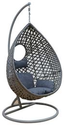 Κούνια Φωλιά Nest/22 Rattan 102x102x200cm από το Designdrops