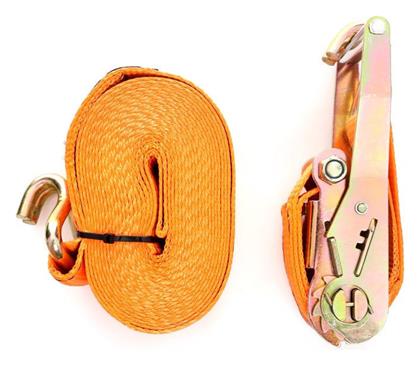 Kraft & Dele Ιμάντας Πρόσδεσης Φορτίου με Καστάνια και Γάντζους 8m 5T