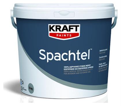 Kraft Spachtel Στόκος Γενικής Χρήσης Έτοιμος / Ακρυλικός / Νερού Σπατουλαρίσματος Λευκός 5kg από το Esmarket