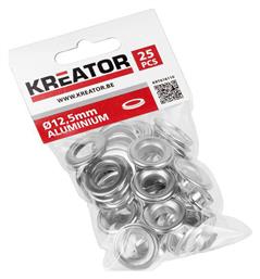 Kreator Πριτσίνια Αλουμινίου M12.5mm 25τμχ