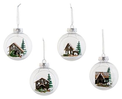 Κρεμαστή Μπάλα Διάφανη 8εκ. (Διάφορα Σχέδια)