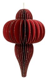 Στολίδι Χάρτινο Κόκκινο 15cm