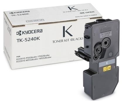 Kyocera TK-5240K Γνήσιο Toner Laser Εκτυπωτή Μαύρο 4000 Σελίδων (1T02R70NL0) από το Public