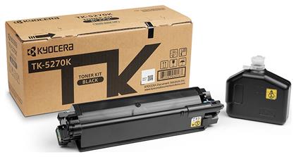 Kyocera TK-5270K Γνήσιο Toner Laser Εκτυπωτή Μαύρο 8000 Σελίδων (1T02TV0NL0)