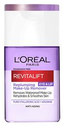 L'Oreal Paris Lotion Ντεμακιγιάζ Revitalift Eye & Lip Replumping 125ml