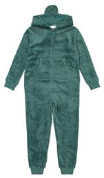 La Redoute Collections Παιδική Πιτζάμα Ολόσωμη Χειμωνιάτικη Fleece Πράσινη