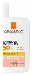 La Roche Posay Anthelios UVmune 400 Tinted Fluid Αντηλιακή Λοσιόν Προσώπου SPF50 με Χρώμα 50ml