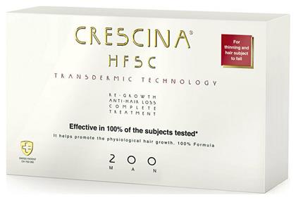 Labo Caducrex Transdermic HFSC Complete Μan 200 Αμπούλες Μαλλιών κατά της Τριχόπτωσης για Άνδρες 20x3.5ml
