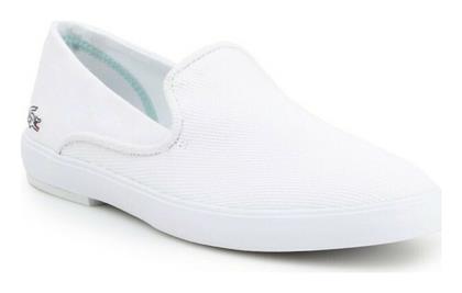 Lacoste Cherre Πάνινα Γυναικεία Slip-On Λευκά