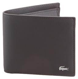 Lacoste Fitzgerald Billfold Δερμάτινο Ανδρικό Πορτοφόλι Καφέ από το Epapoutsia