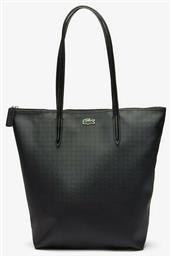 Lacoste L.12.12 Concept Γυναικεία Τσάντα Shopper 'Ωμου σε Μαύρο χρώμα