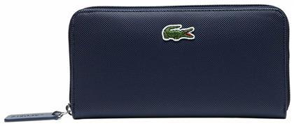 Lacoste L.12.12 Concept Μεγάλο Δερμάτινο Γυναικείο Πορτοφόλι Μπλε από το Modivo