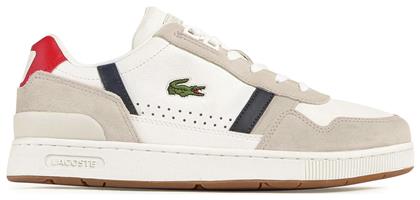 Lacoste T-Clip 0120 2 SMA Ανδρικά Sneakers Μπεζ