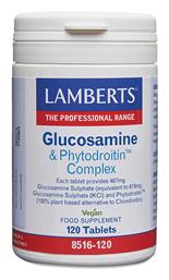 Lamberts Glucosamine & Phytodroitin Complex Συμπλήρωμα για την Υγεία των Αρθρώσεων 120 ταμπλέτες από το Pharm24