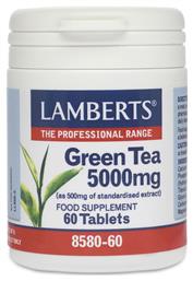 Lamberts Green Tea 5000mg 60 ταμπλέτες