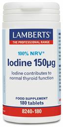 Lamberts Iodine 150μg 180 ταμπλέτες από το Pharm24