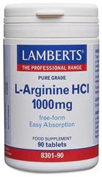 Lamberts L-Arginine HCl 1000mg 90 ταμπλέτες από το Public