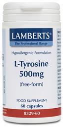 Lamberts L-Tyrosine 500mg 60 κάψουλες