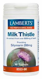 Lamberts Milk Thistle 8500mg Γαϊδουράγκαθο 90 ταμπλέτες