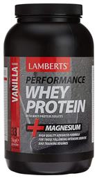 Lamberts Performance Whey Protein & Magnesium Πρωτεΐνη Ορού Γάλακτος με Γεύση Βανίλια 1kg από το Pharm24