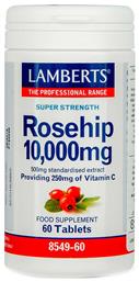 Lamberts Rosehip Βιταμίνη για Ενέργεια & Ανοσοποιητικό 10000mg 60 ταμπλέτες από το Pharm24