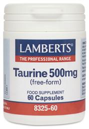 Lamberts Taurine 500mg 60 κάψουλες