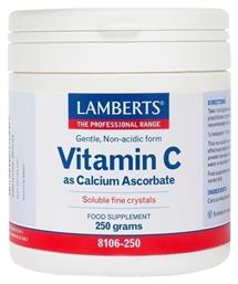 Lamberts Vitamin C as Calcium Ascorbate Βιταμίνη για Ενέργεια & Ανοσοποιητικό 250gr από το Pharm24