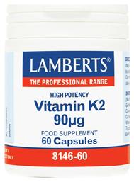 Lamberts Vitamin K2 Βιταμίνη 90mcg 60 κάψουλες από το Pharm24