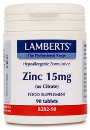 Lamberts Zinc 15mg (Citrate) 90 ταμπλέτες από το Pharm24