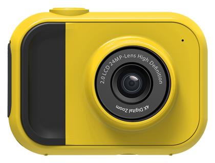 Lamtech 2in1 Action Camera Full HD (1080p) Υποβρύχια (με Θήκη) Κίτρινη με Οθόνη 2''