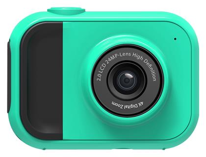 Lamtech 2in1 Action Camera Full HD (1080p) Υποβρύχια (με Θήκη) Πράσινη με Οθόνη 2'' από το Public