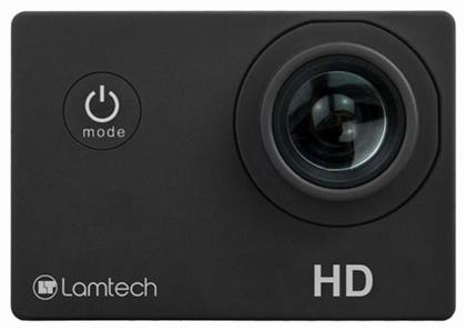 Lamtech LAM021158 Action Camera Full HD (1080p) Υποβρύχια (με Θήκη) Μαύρη με Οθόνη 2''