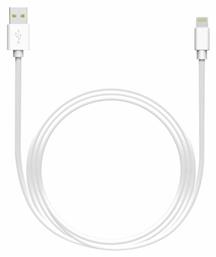 Lamtech Regular USB to Lightning Cable Λευκό 2m (LAM441013) από το Public