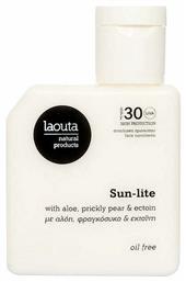 Laouta Natural Products Sun-lite Αντηλιακή Κρέμα Προσώπου SPF30 50ml από το Galerie De Beaute