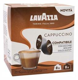 Lavazza Κάψουλες Cappuccino Compatibile Συμβατές με Μηχανή Dolce Gusto 16caps