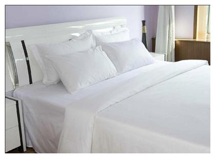 Le Blanc Σεντόνι Ξενοδοχείου Λευκό Υπέρδιπλο 240x280εκ. Βαμβακερό