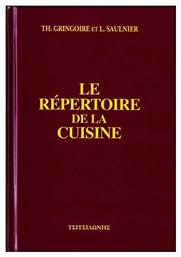 LE REPERTOIRE DE LA CUISINE